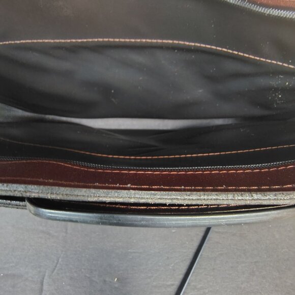 VINTAGE Canon Camera Leather Portfolio Briefcase Hand Bag Photography - Picture 10 of 14